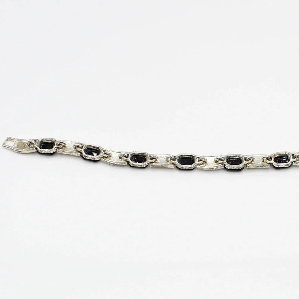 Vintage art deco link bracelet - Picture 6 of 7